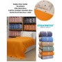 ETEHOMETEX HAVUZLU PİKE TAKIMI %100 PAMUK TEK KİŞİLİK TURUNCU 8696474232088
